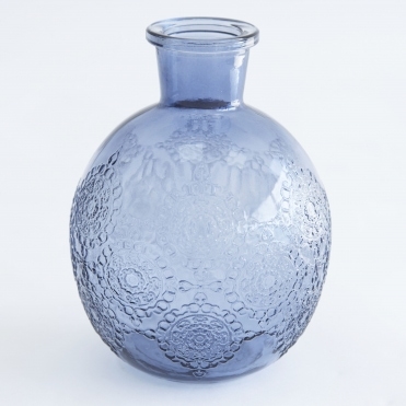 Bologna Bubble Vase Blue