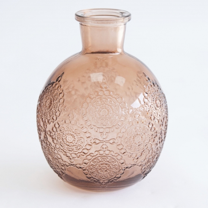 Bologna Bubble Vase Burnt Orange