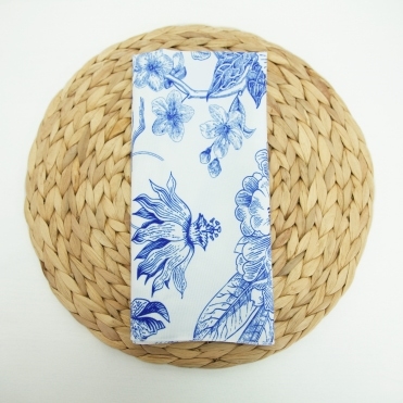 Botanical Print Range Napkin Navy
