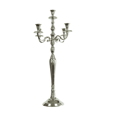 Candelabra 5 Arm Silver 80cm Parisian Range