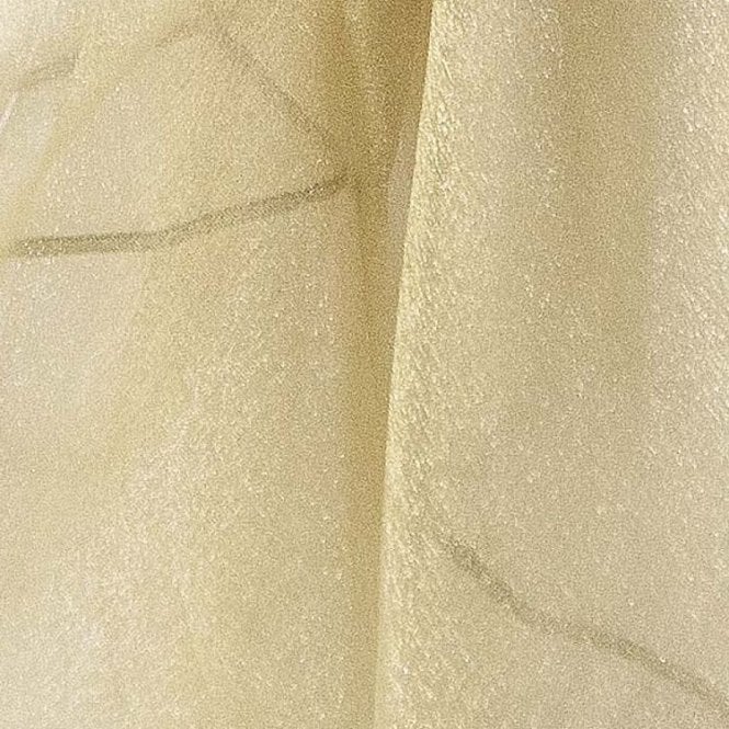 Organza Fabric Antique Gold