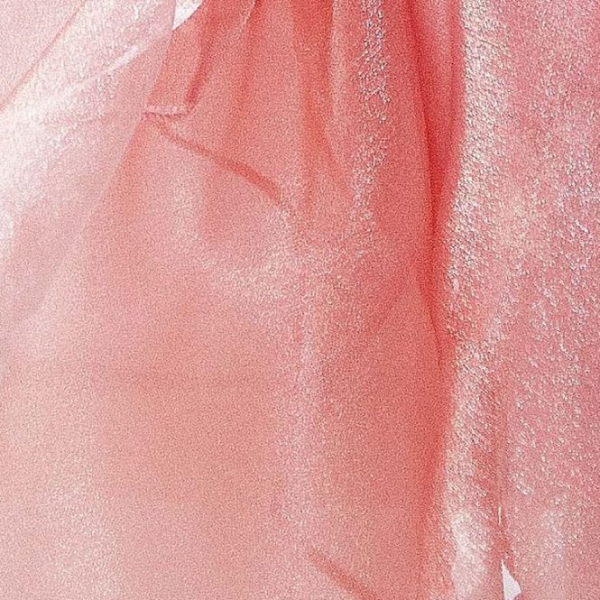 Organza Fabric Coral