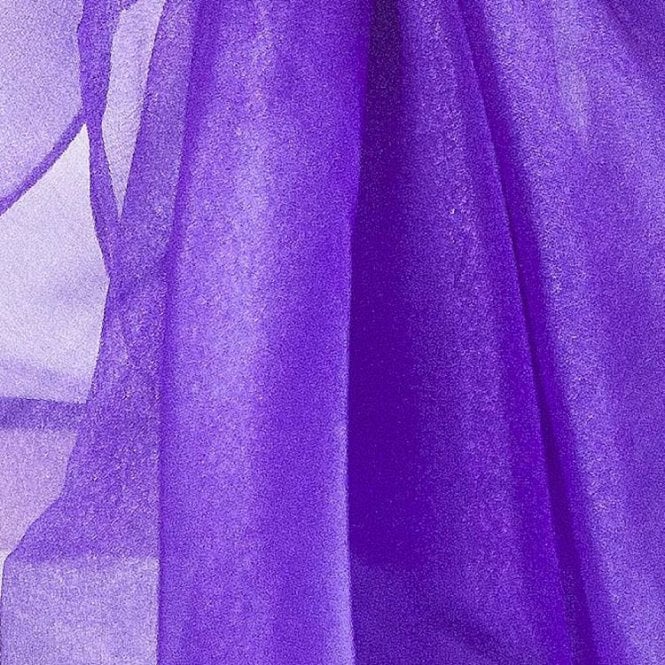 Organza Fabric Ultra Purple