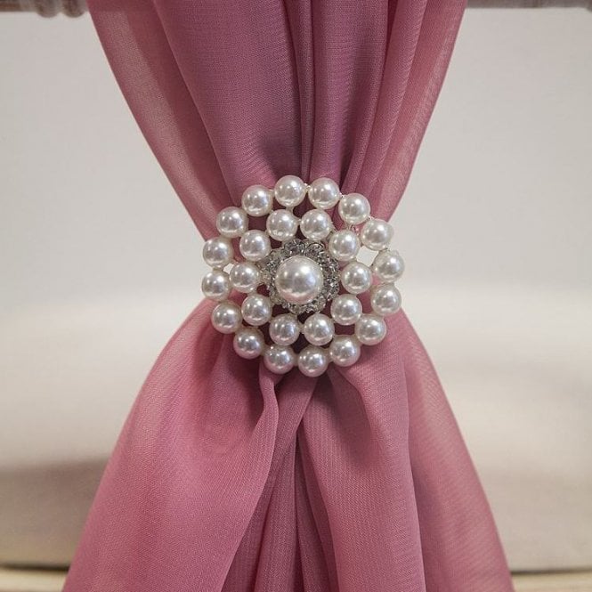 Pearl Circular Brooch 6Pck Tx5361