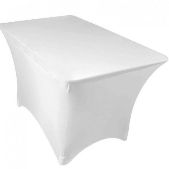 Rectangle Lycra Table Cloths White