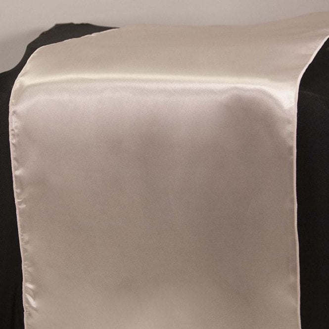 Satin Table Runner Champagne