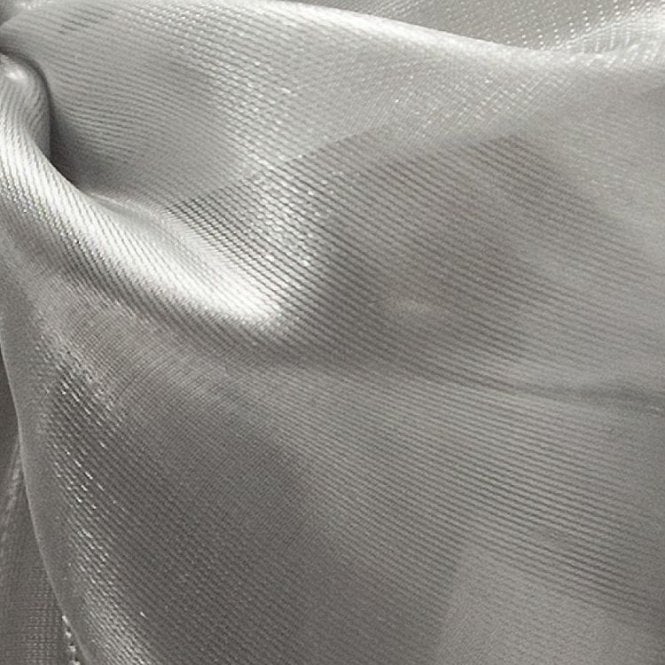Silk Organza Fabric Grey
