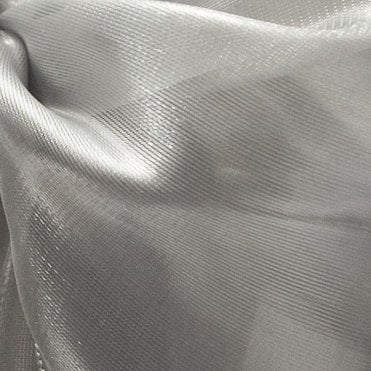 Silk Organza Fabric Grey
