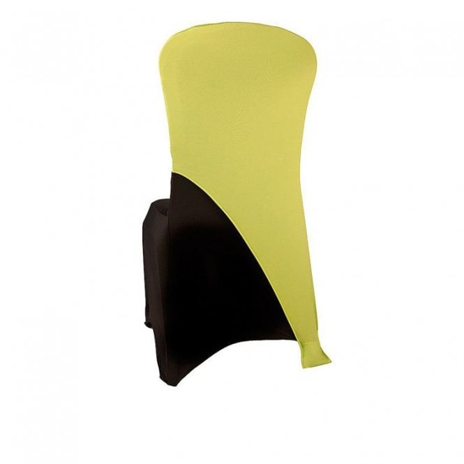 Spandex Chair Cap Angled Lime