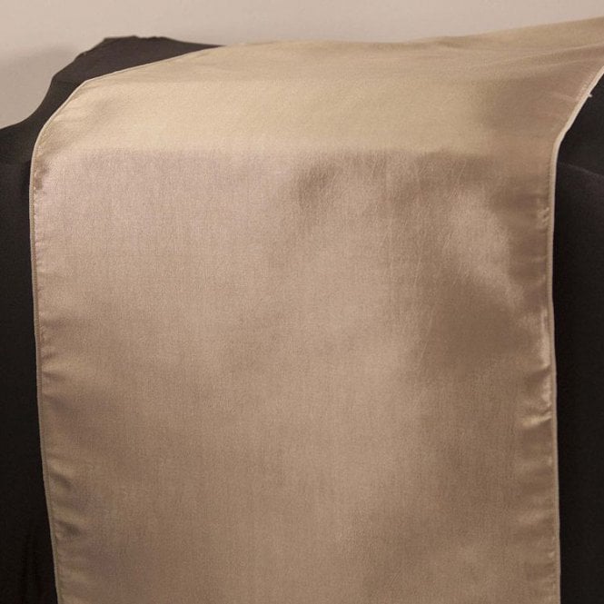 Taffeta Table Runner Camel