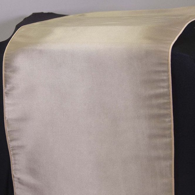 Taffeta Table Runner Champagne