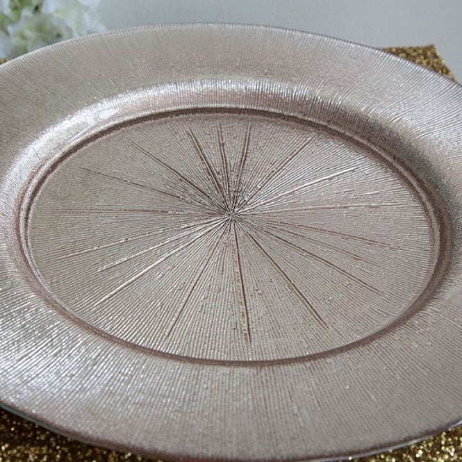 Charger Plate Champagne Pink GP-0071