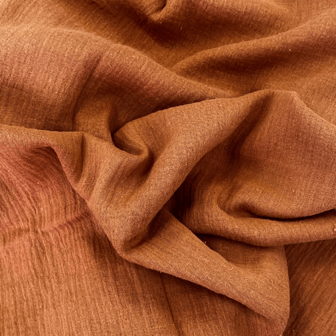 Cheesecloth Fabric 20m Terracotta