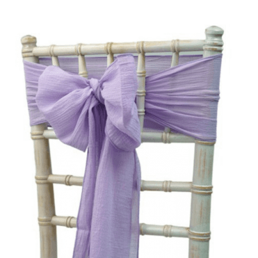 Cheesecloth Sash Lilac