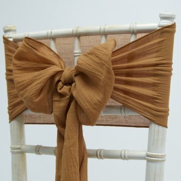 Cheesecloth Sash Terracotta