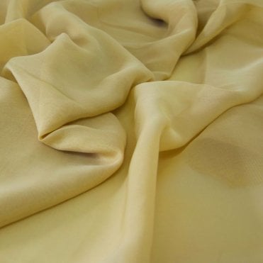 Chiffon Fabric Antique Gold