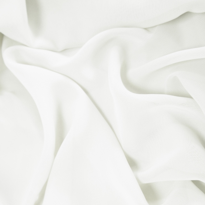 Chiffon Fabric Roll Ivory 25m Roll