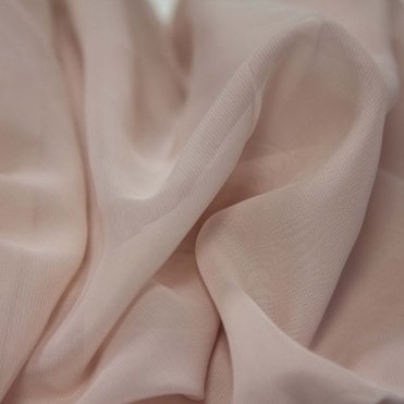 Chiffon Fabric Roll Pale Pink 25m