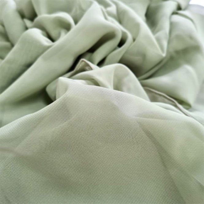 Chiffon Fabric Roll Sage 25m