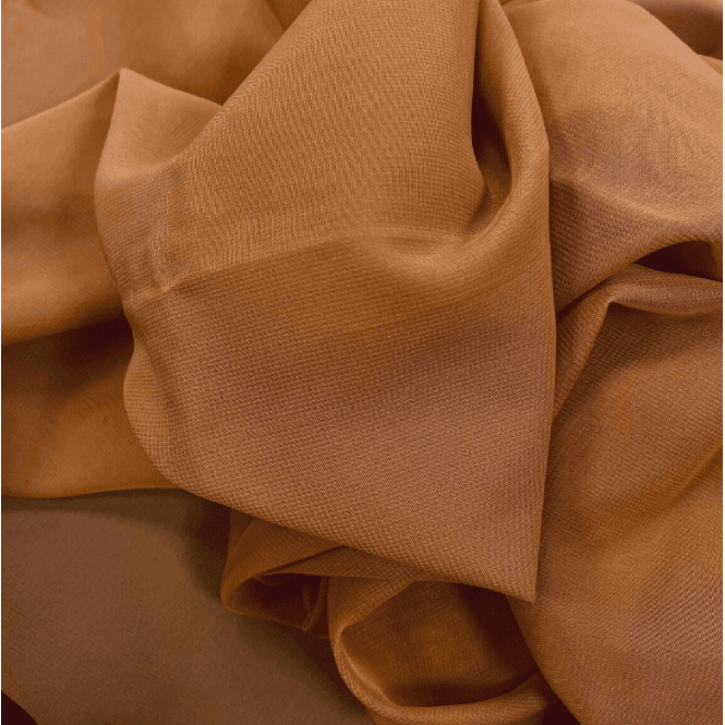 Chiffon Fabric Terracotta