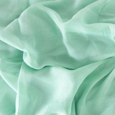 Chiffon Fabric Tiffany Blue