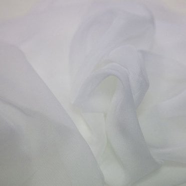 Chiffon Fabric White
