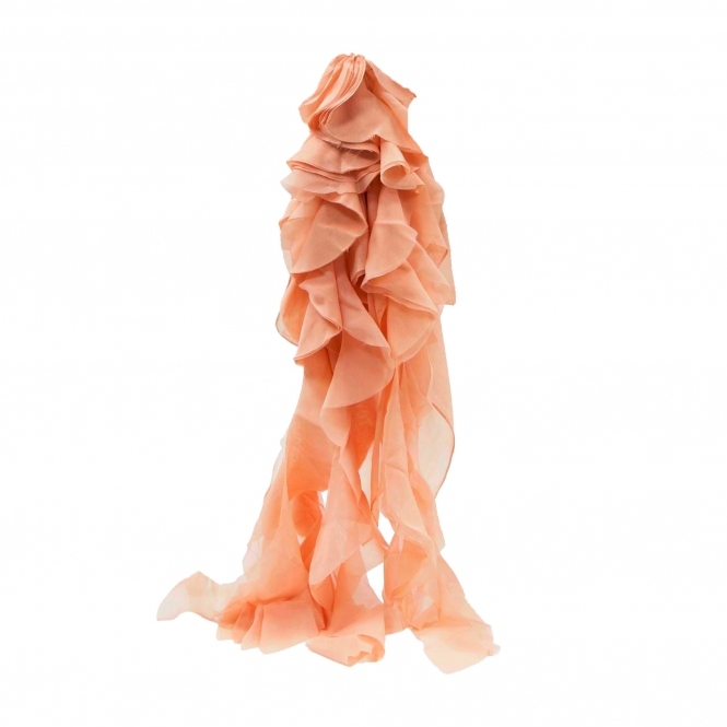 Chiffon Ruffles Only Coral