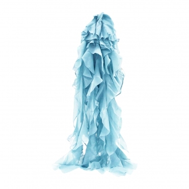 Chiffon Ruffles Only Pale Blue