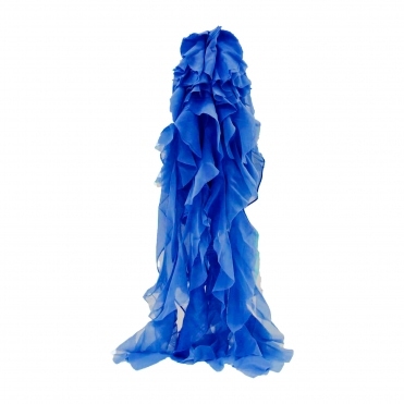 Chiffon Ruffles Only Royal Blue