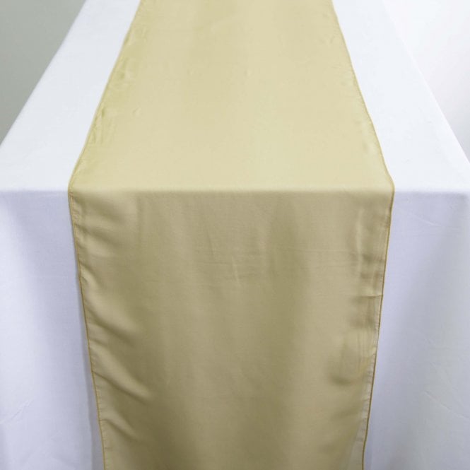 Chiffon Table Runners Large Antique Gold