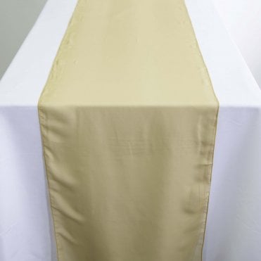 Chiffon Table Runners Large Antique Gold
