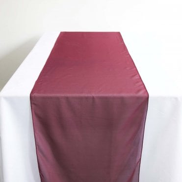 Chiffon Table Runners Large Burgundy