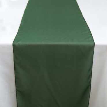 Chiffon Table Runners Large Forest Green