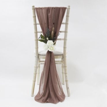Chiffon Vertical Drops Burlwood
