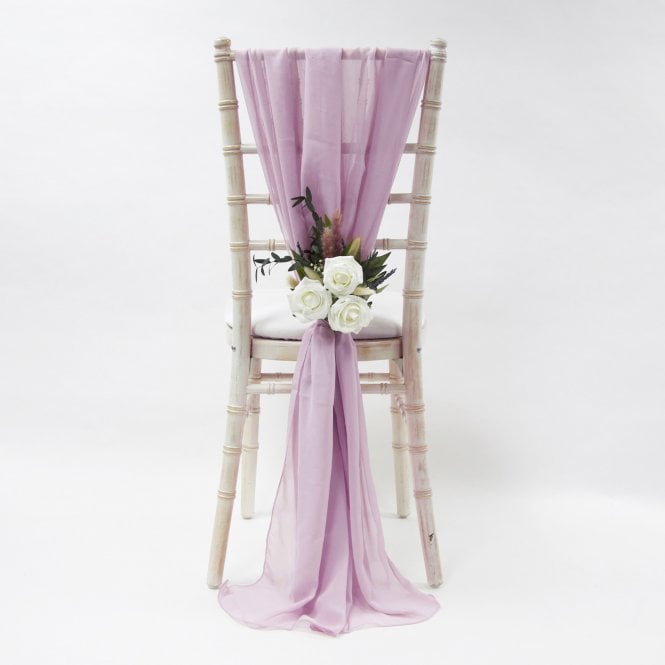 Chiffon Vertical Drops Light Pink