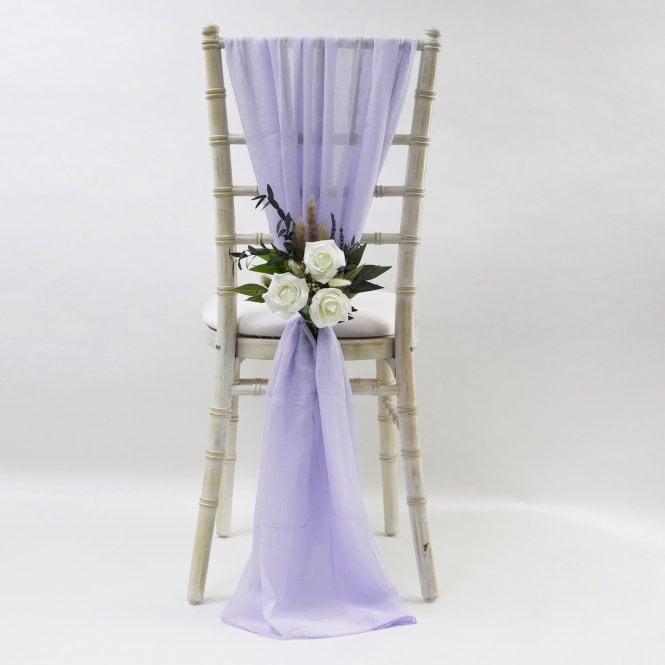 Chiffon Vertical Drops Lilac