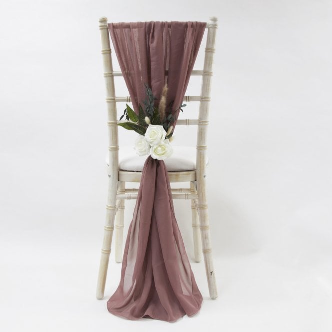 Chiffon Vertical Drops Mauve