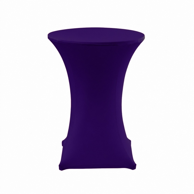 Cocktail Lycra Table Covers Size A Purple