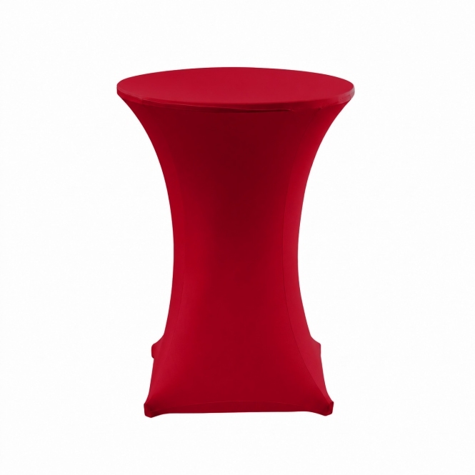 Cocktail Lycra Table Covers Size A Red