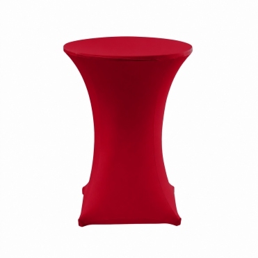 Cocktail Lycra Table Covers Size A Red