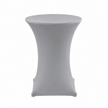 Cocktail Lycra Table Covers Size B Silver