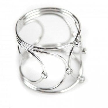 Crown Jewels Napkin Rings Silver