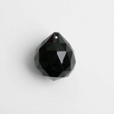 Crystal Drop Ball 40mm - Black
