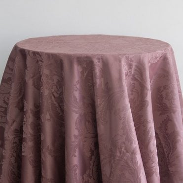 Damask 120 Tablecloths Mauve