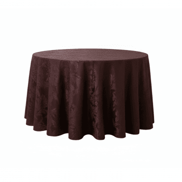 Damask 132" Tablecloth Burgundy
