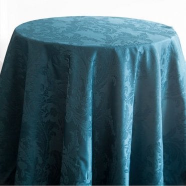 Damask 132 Tablecloths Navy