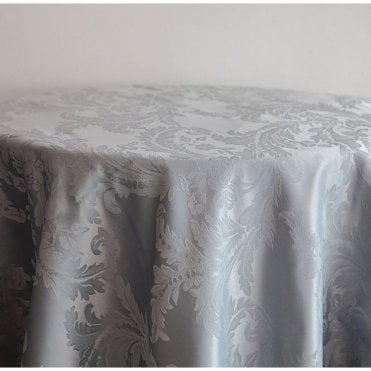 Damask 132 Tablecloths Silver