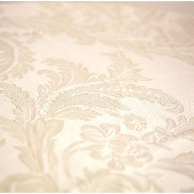 Damask 90 X 90 Tablecloths Ivory