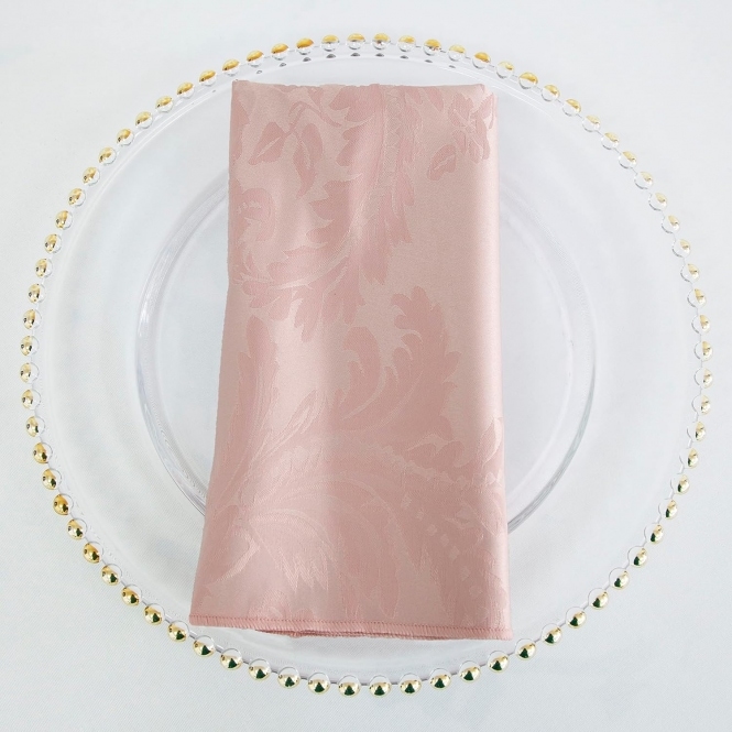 Damask Napkin Blush Pink