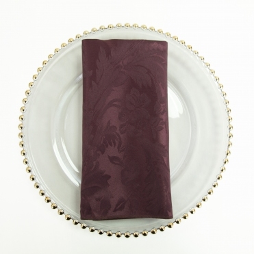 Damask Napkin Burgundy